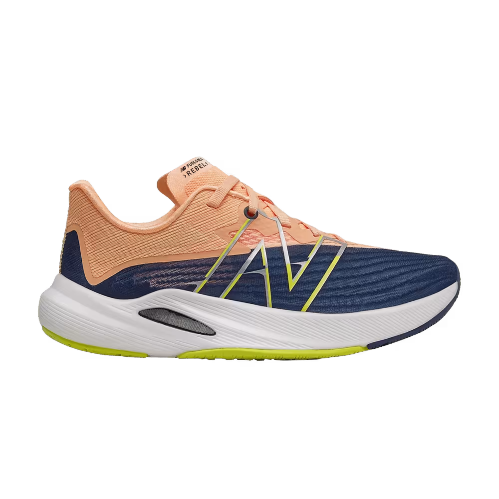 New Balance Women's FuelCell Rebel v2 Wide Night Tide Light Mango