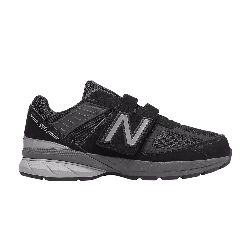 New Balance 990v5 Hook and Loop Little Kid Black