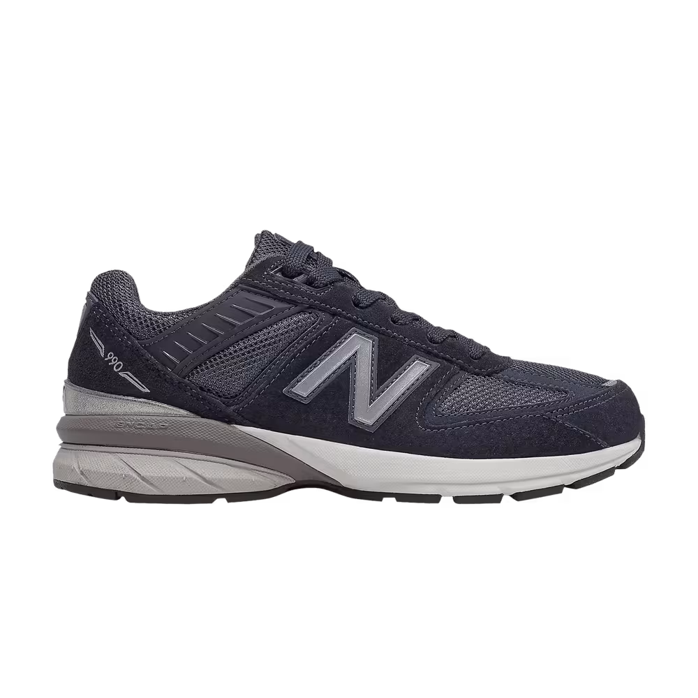 New Balance 990v5 Big Kid Wide Navy