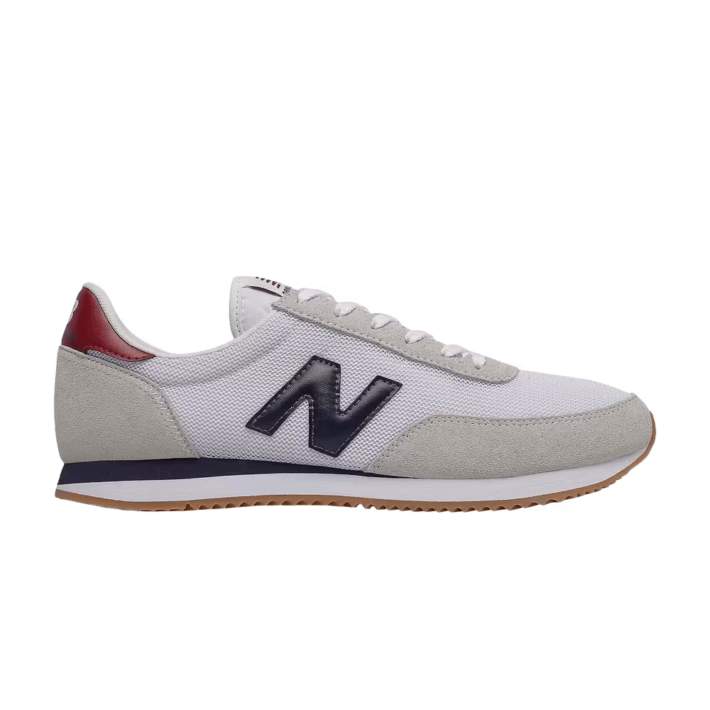 New Balance 720 White Scarlet