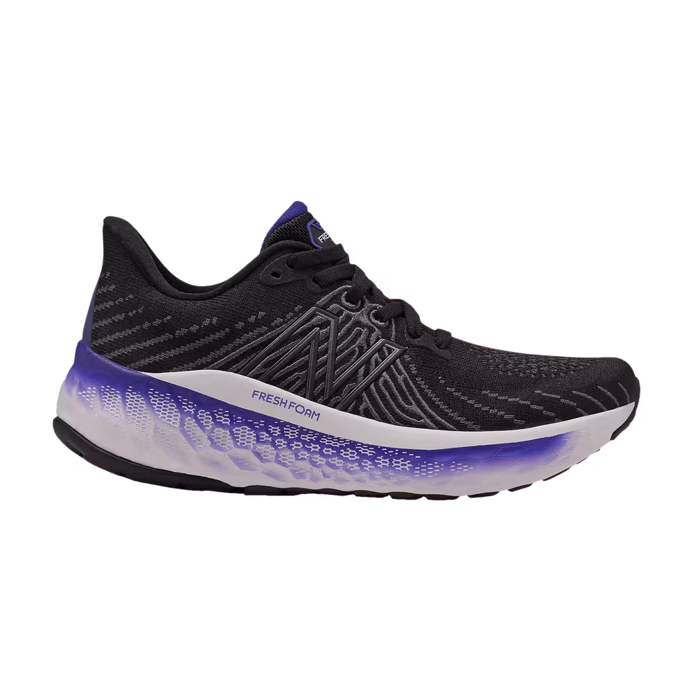 New Balance Women's Fresh Foam X Vongo v5 2E Wide Black Deep Violet