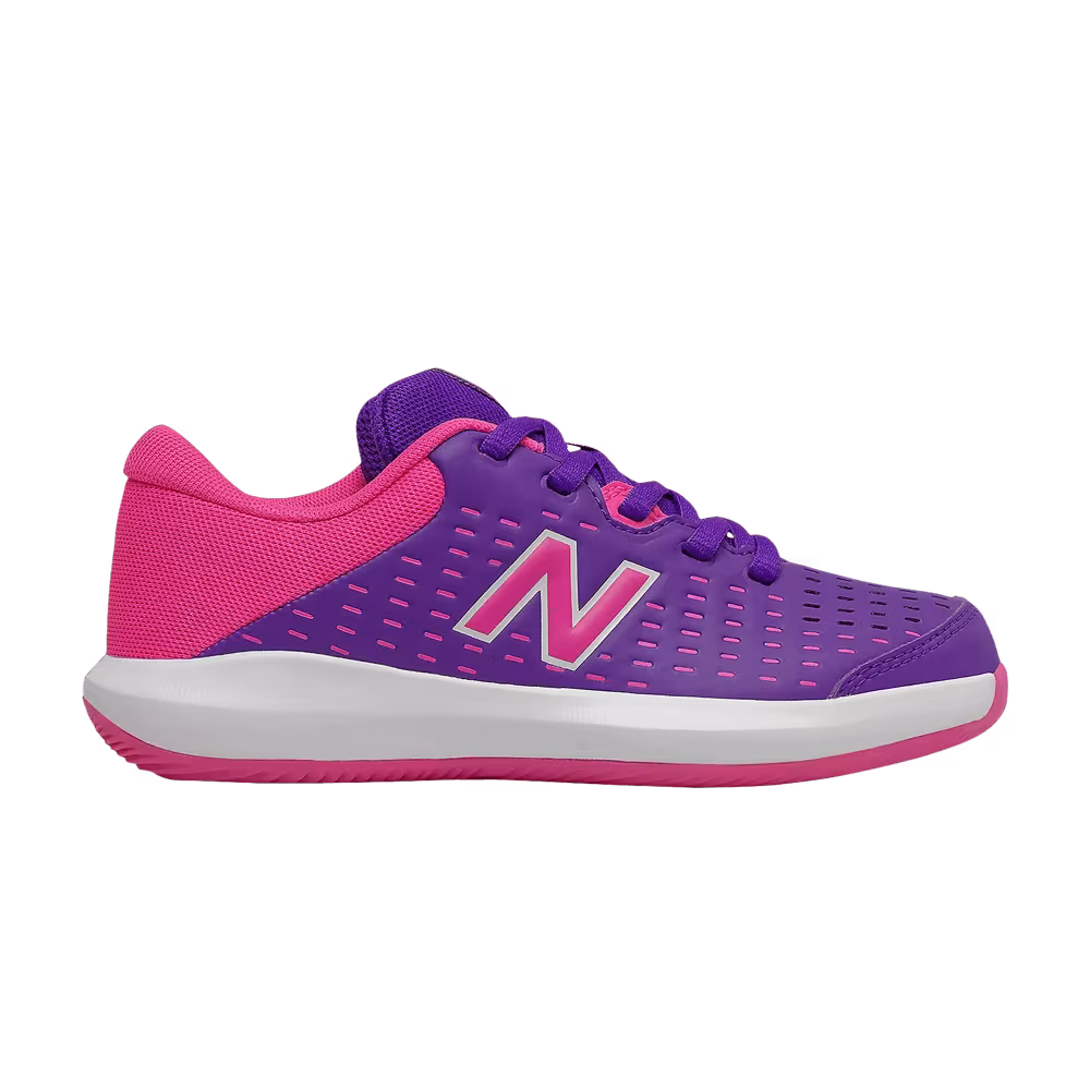 New Balance 696v4 Big Kid Deep Violet Pink Glow