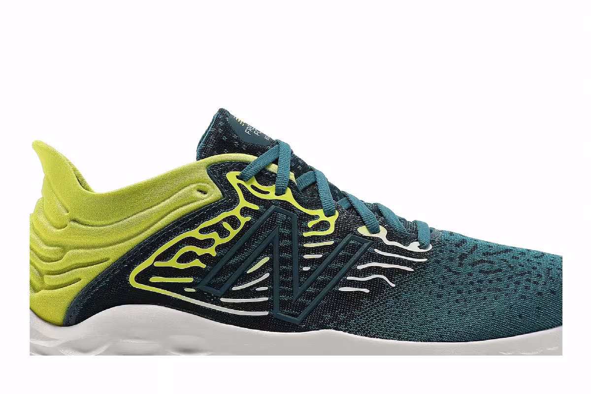New Balance Fresh Foam Beacon v3 Teal Sulphur Yellow, view 3