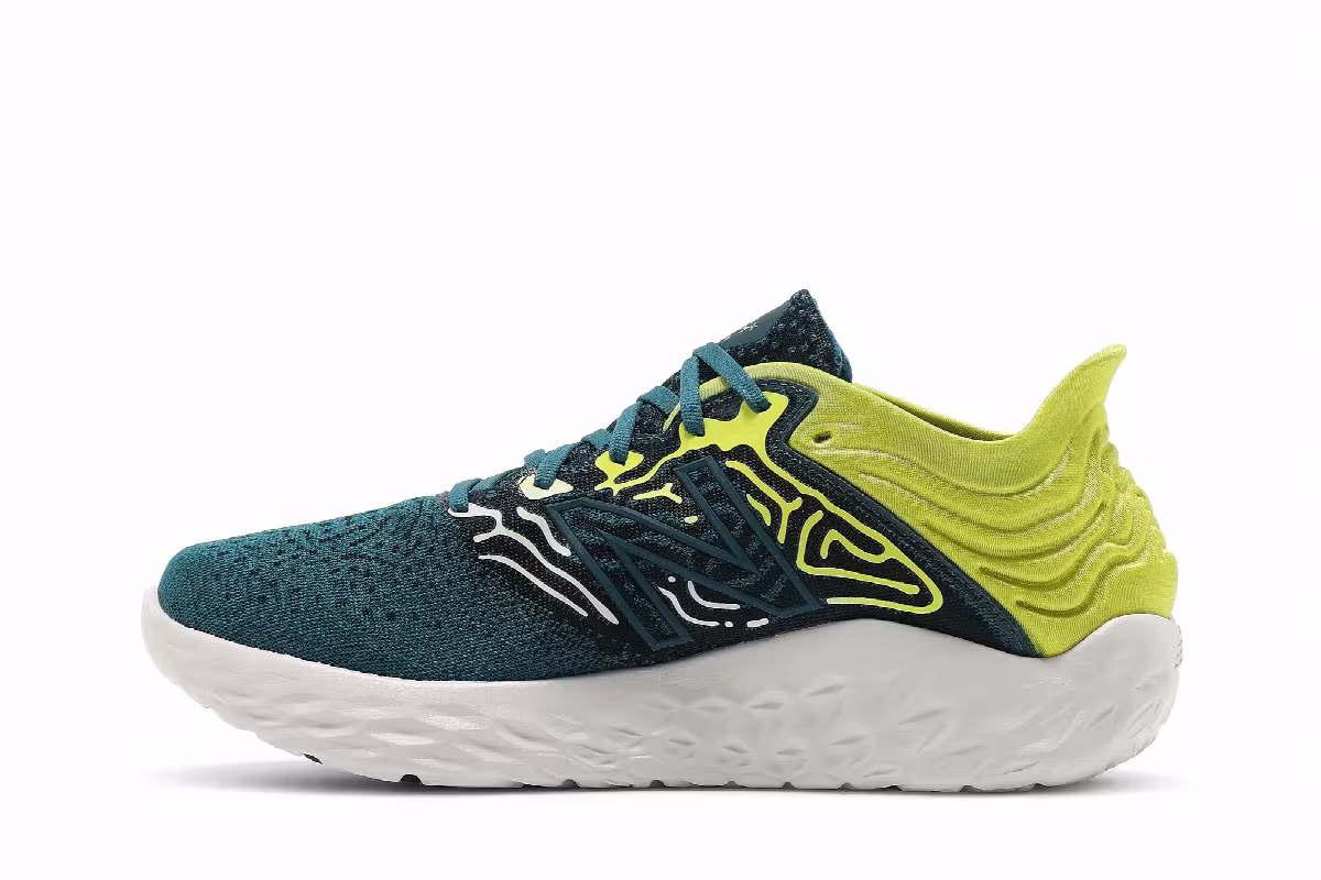 New Balance Fresh Foam Beacon v3 Teal Sulphur Yellow, view 4