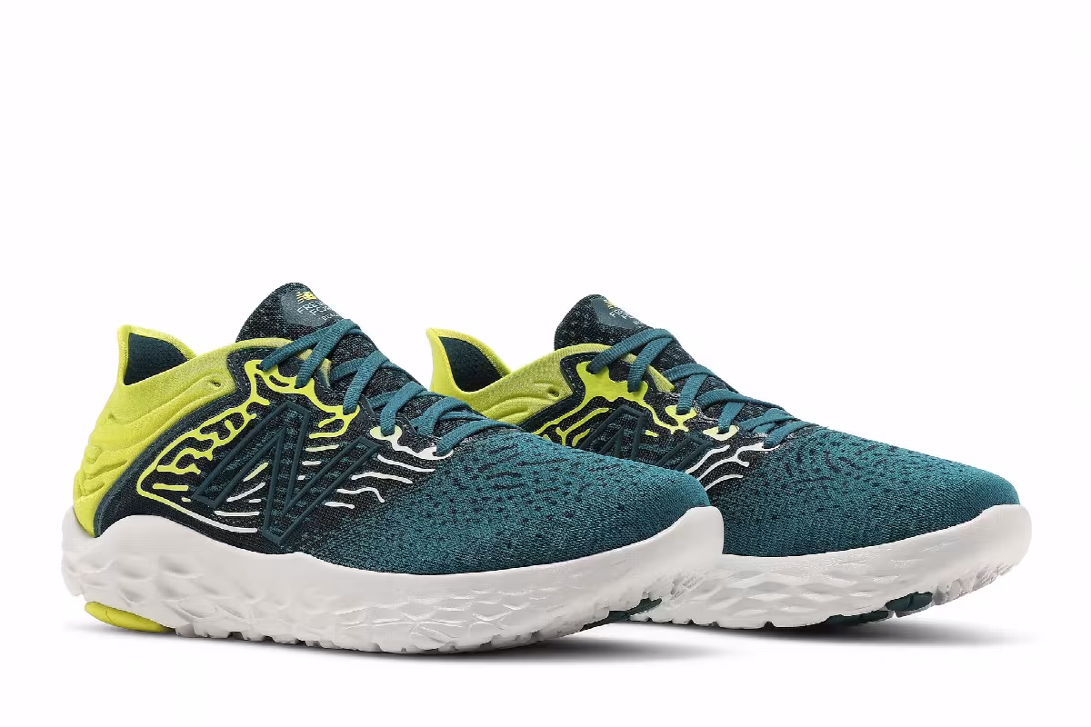 New Balance Fresh Foam Beacon v3 Teal Sulphur Yellow, view 9