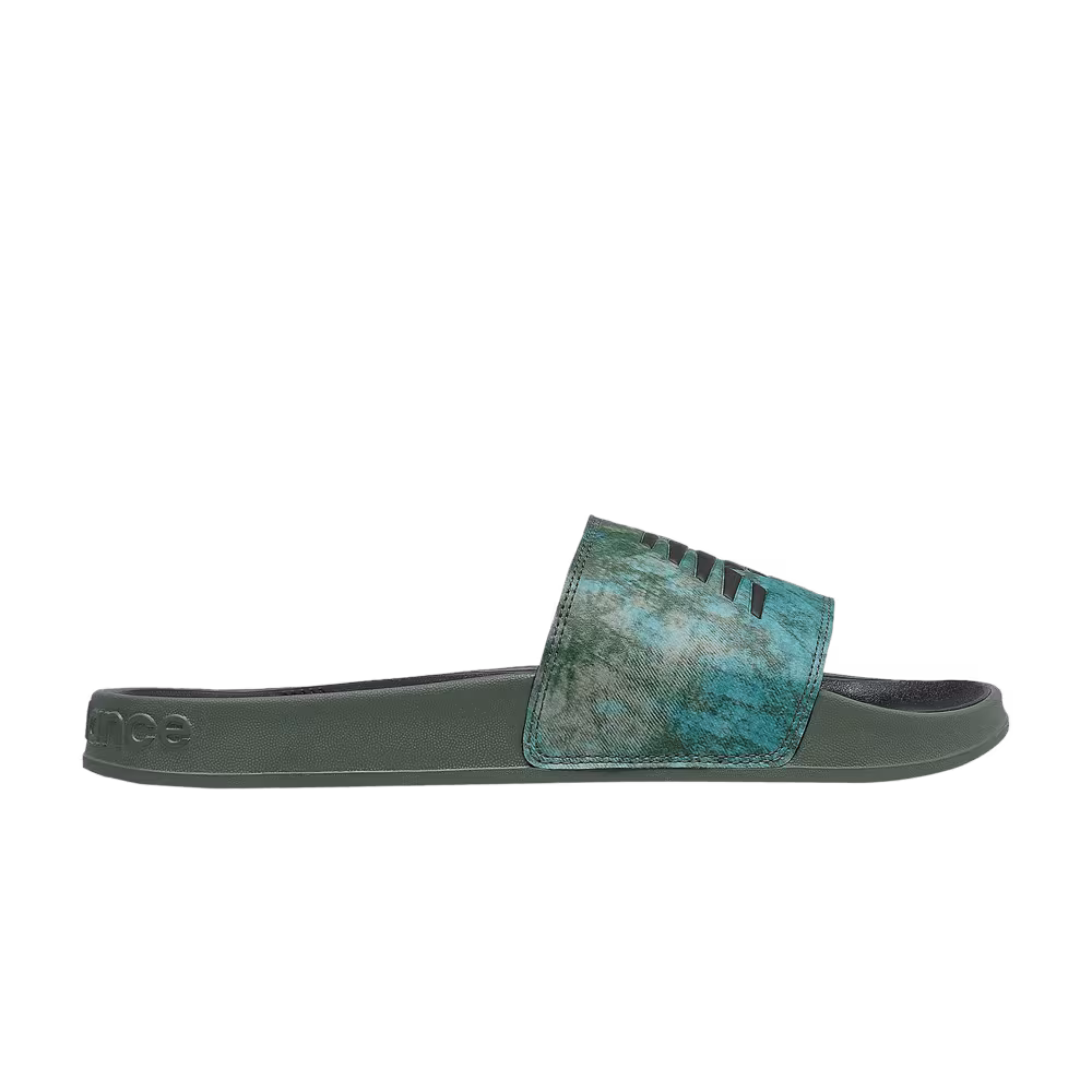 New Balance 200 Slides 4E Wide Oak Leaf Green