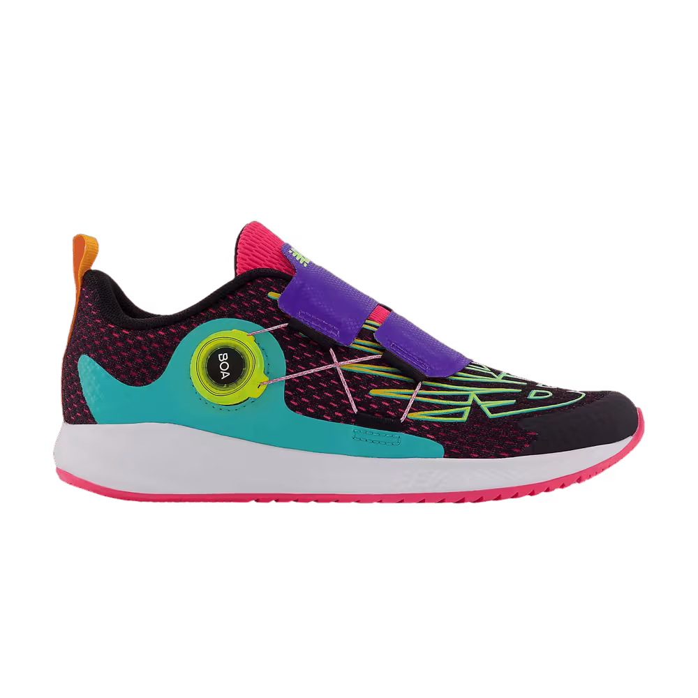 New Balance FuelCore Reveal BOA Big Kid Wide Black Deep Violet