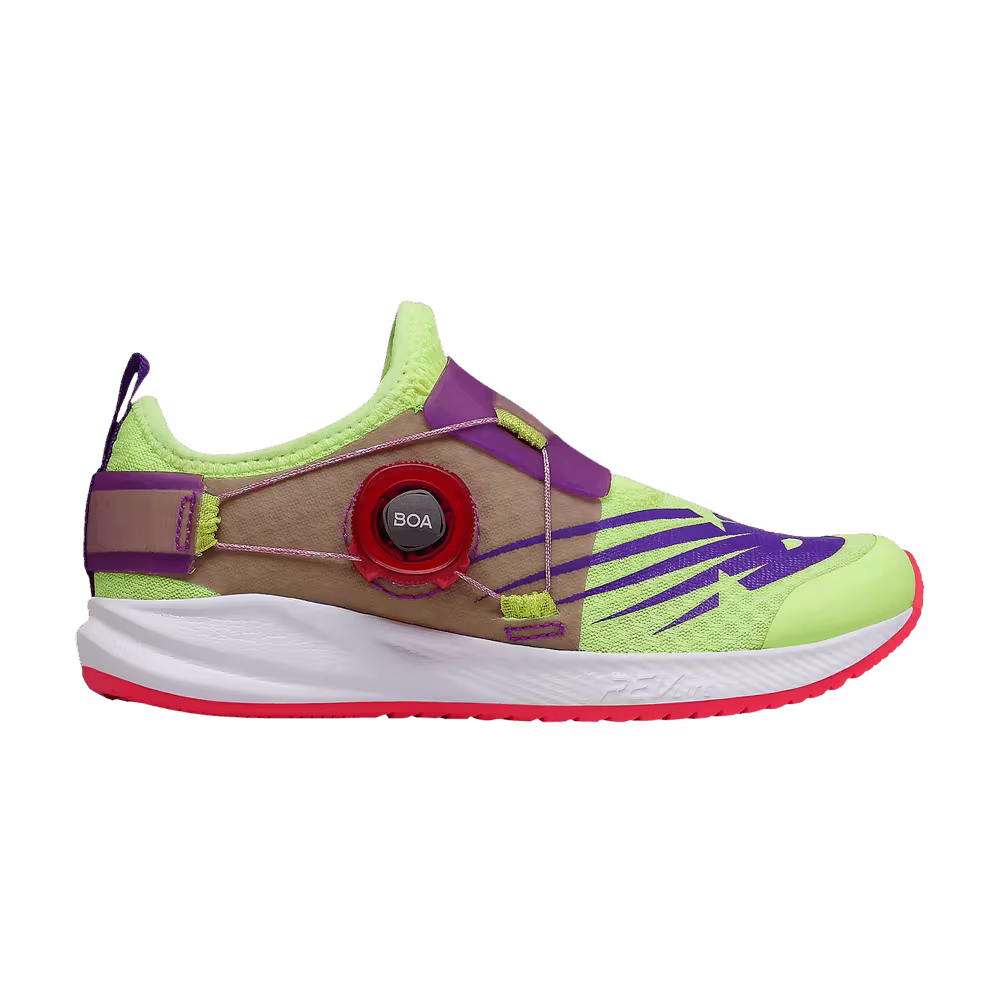 New Balance FuelCore Reveal BOA Little Kid Bleached Lime Glow Meta Magenta