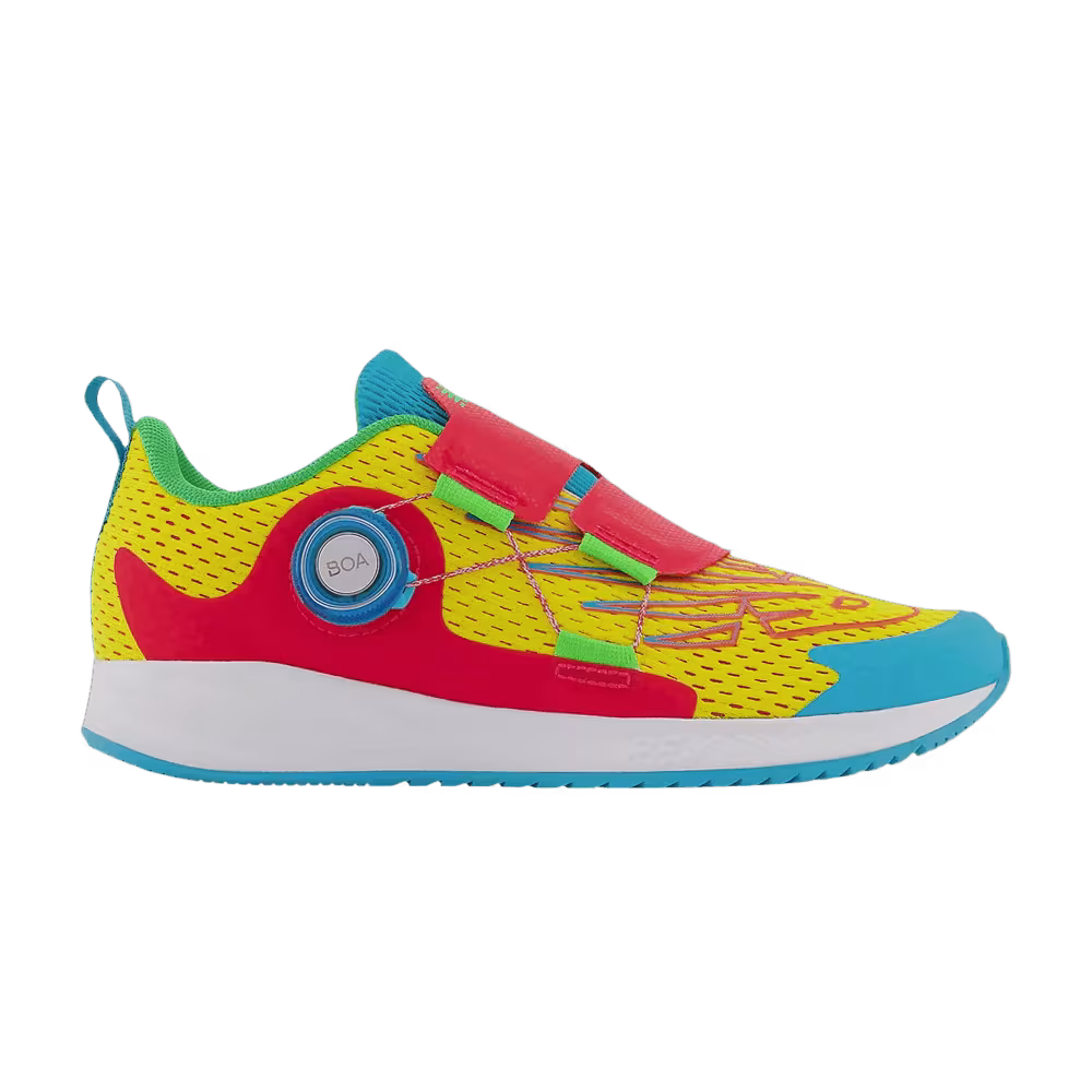 New Balance FuelCore Reveal BOA Big Kid Wide Yellow Multi