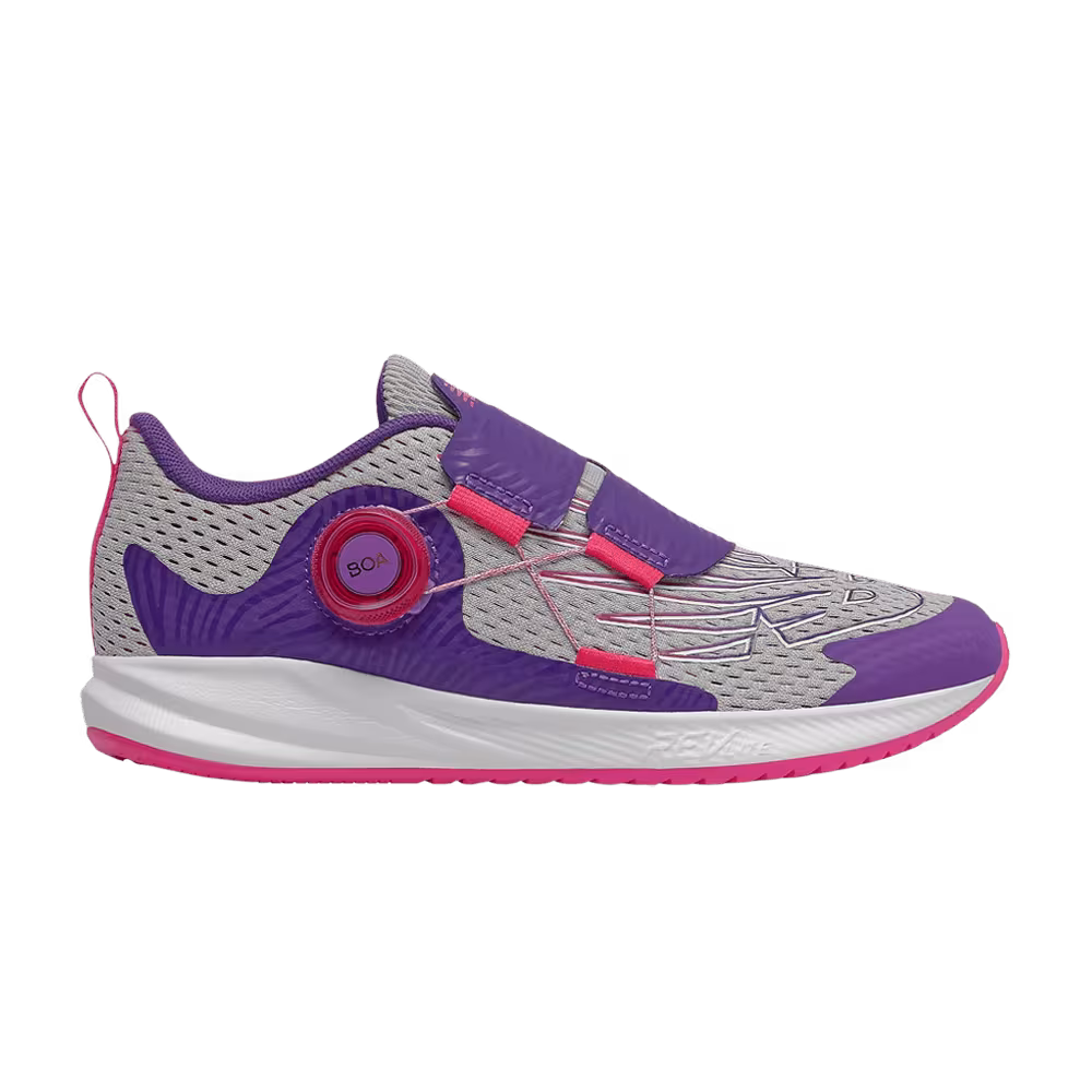 New Balance FuelCore Reveal BOA Big Kid Wide Rain Cloud Prism Purple