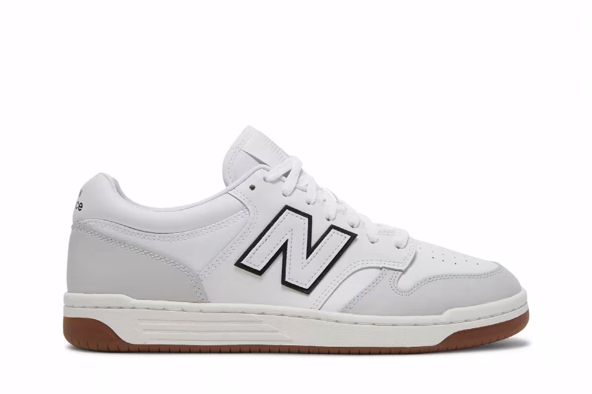 New Balance 480 White Summer Fog, view 2
