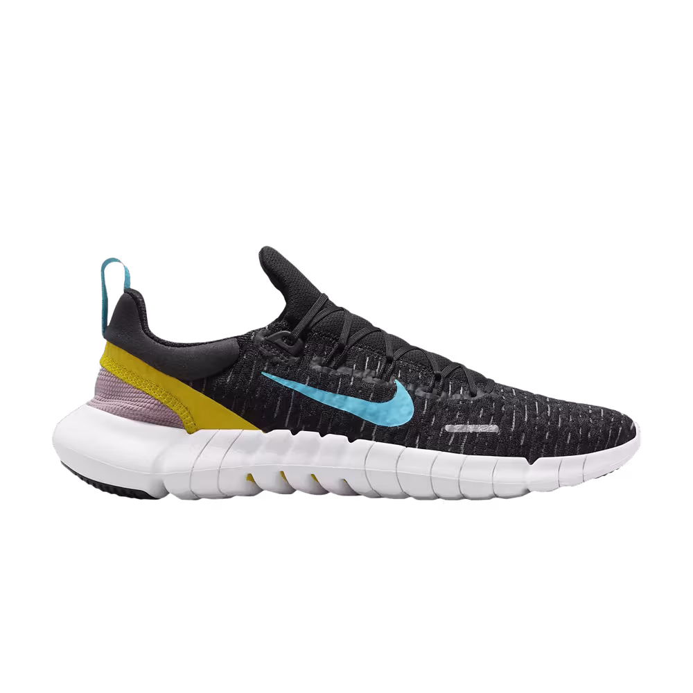 Nike Free RN 5.0 Black Chlorine Blue