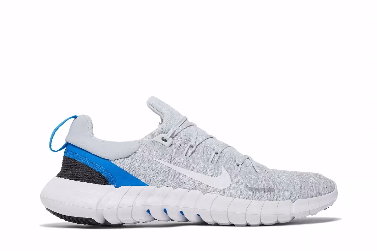 Nike Free Run 5.0 Pure Platinum Photo Blue, view 2