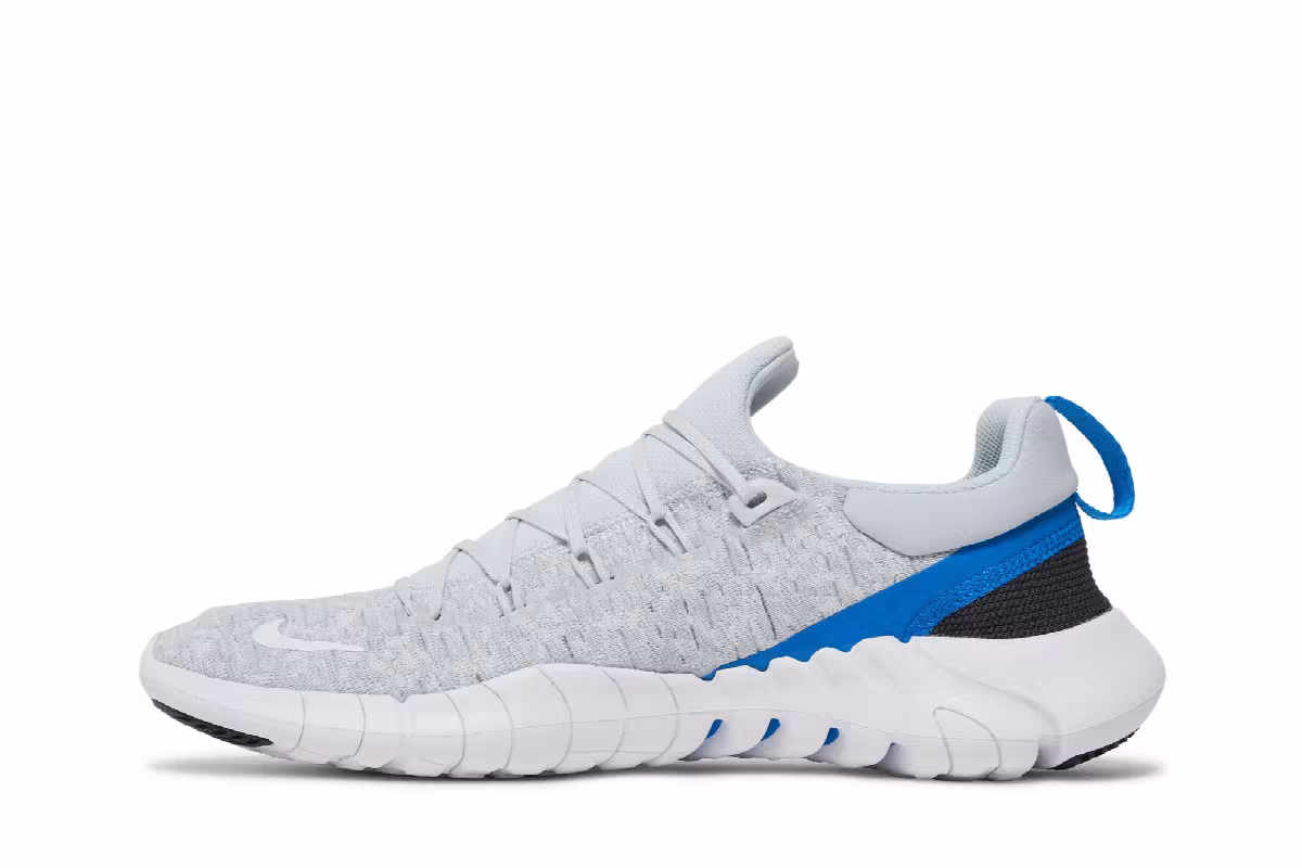 Nike Free Run 5.0 Pure Platinum Photo Blue, view 4