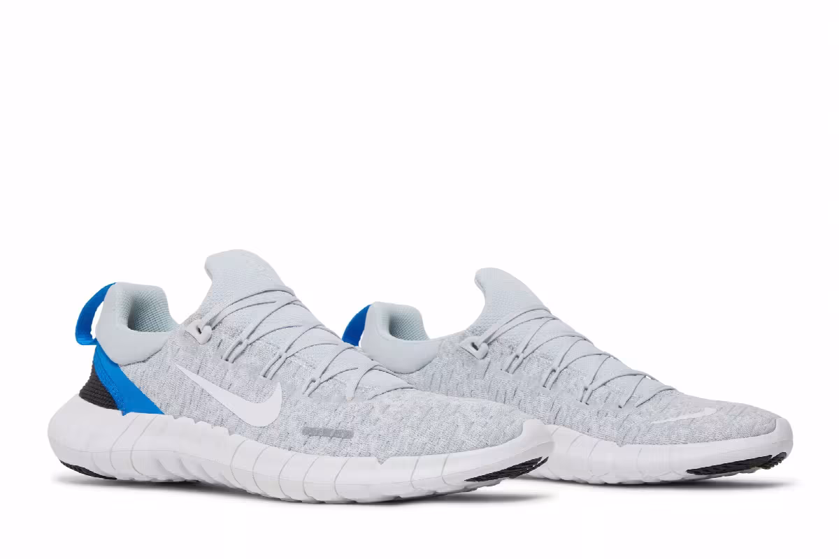 Nike Free Run 5.0 Pure Platinum Photo Blue, view 9