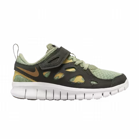 Nike Free Run 2 PS 'Oil Green Wheat Gold'