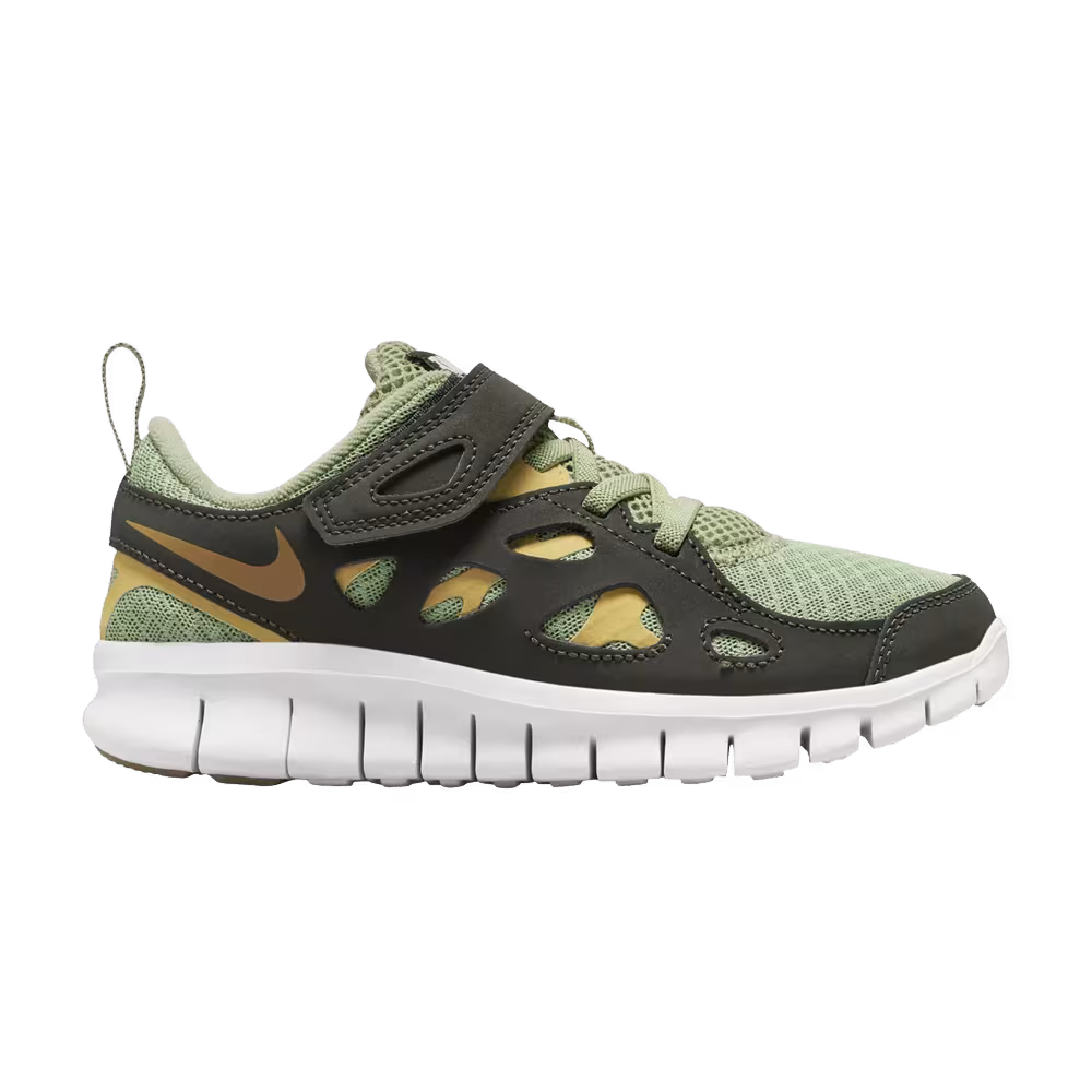 Nike Free Run 2 PS Oil Green Wheat Gold