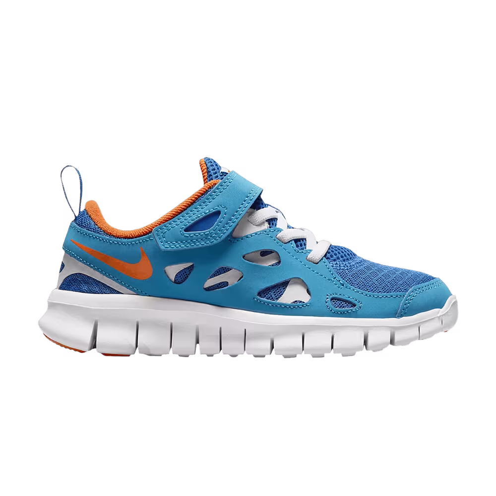 Nike Free Run 2 PS Laser Blue Safety Orange
