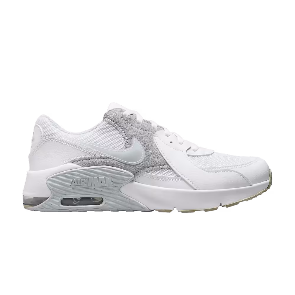 Nike Air Max Excee GS White Metallic Silver