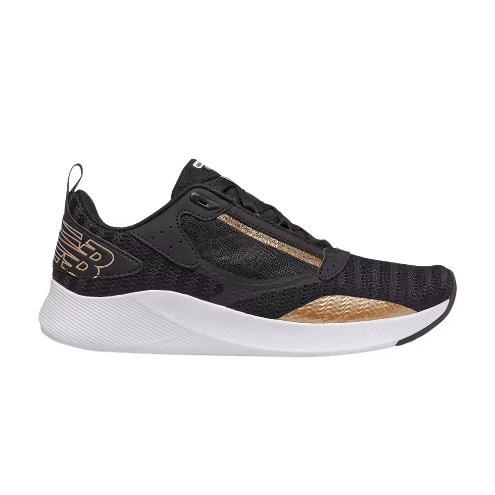 New Balance Women's Beaya 2E Wide Black Gold Metallic