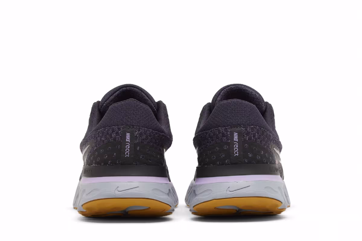 Nike React Infinity Run Flyknit 3 Cave Purple Cool Grey, view 7
