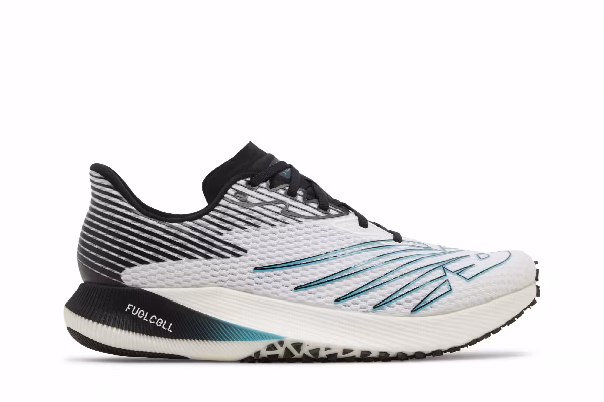 New Balance FuelCell RC Elite White Black, view 2