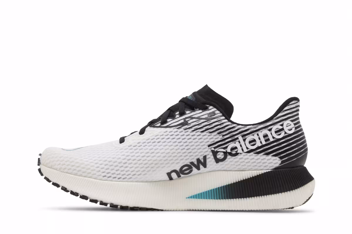 New Balance FuelCell RC Elite White Black, view 4