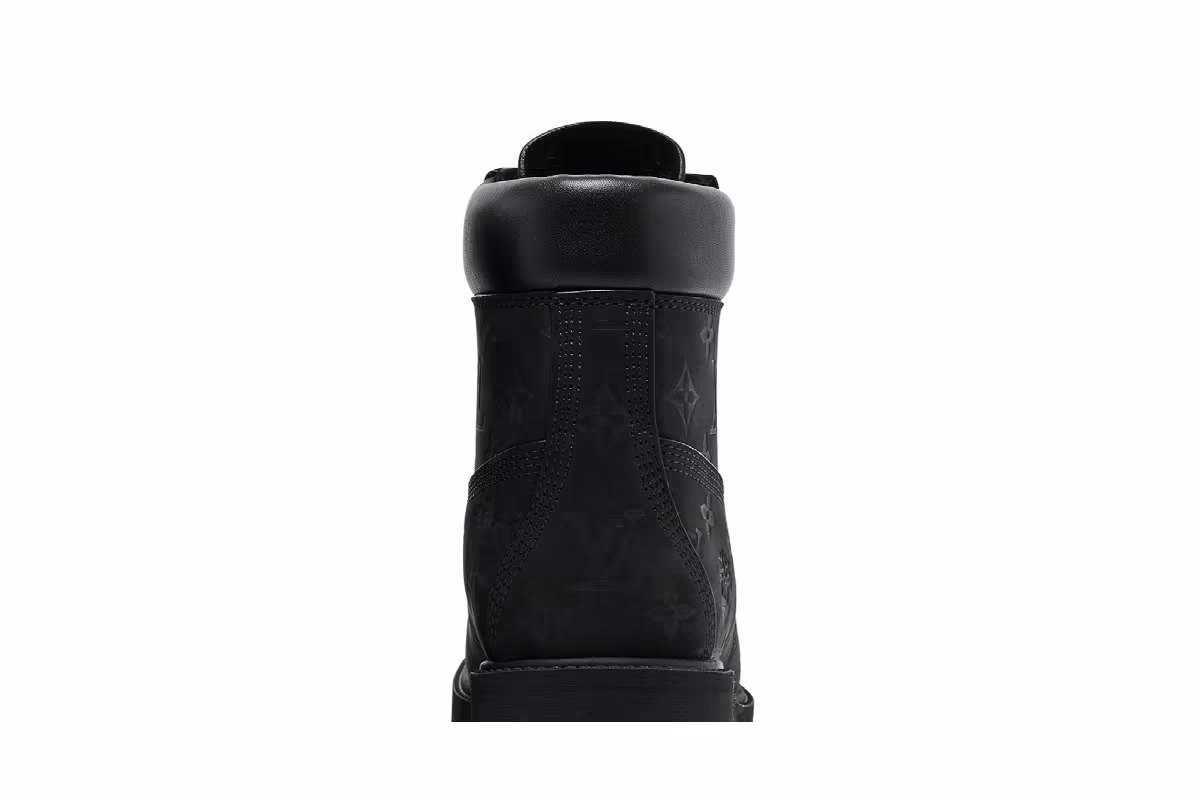 Louis Vuitton x Timberland 6 Inch Ankle Boot Embossed Monogram - Black, view 8