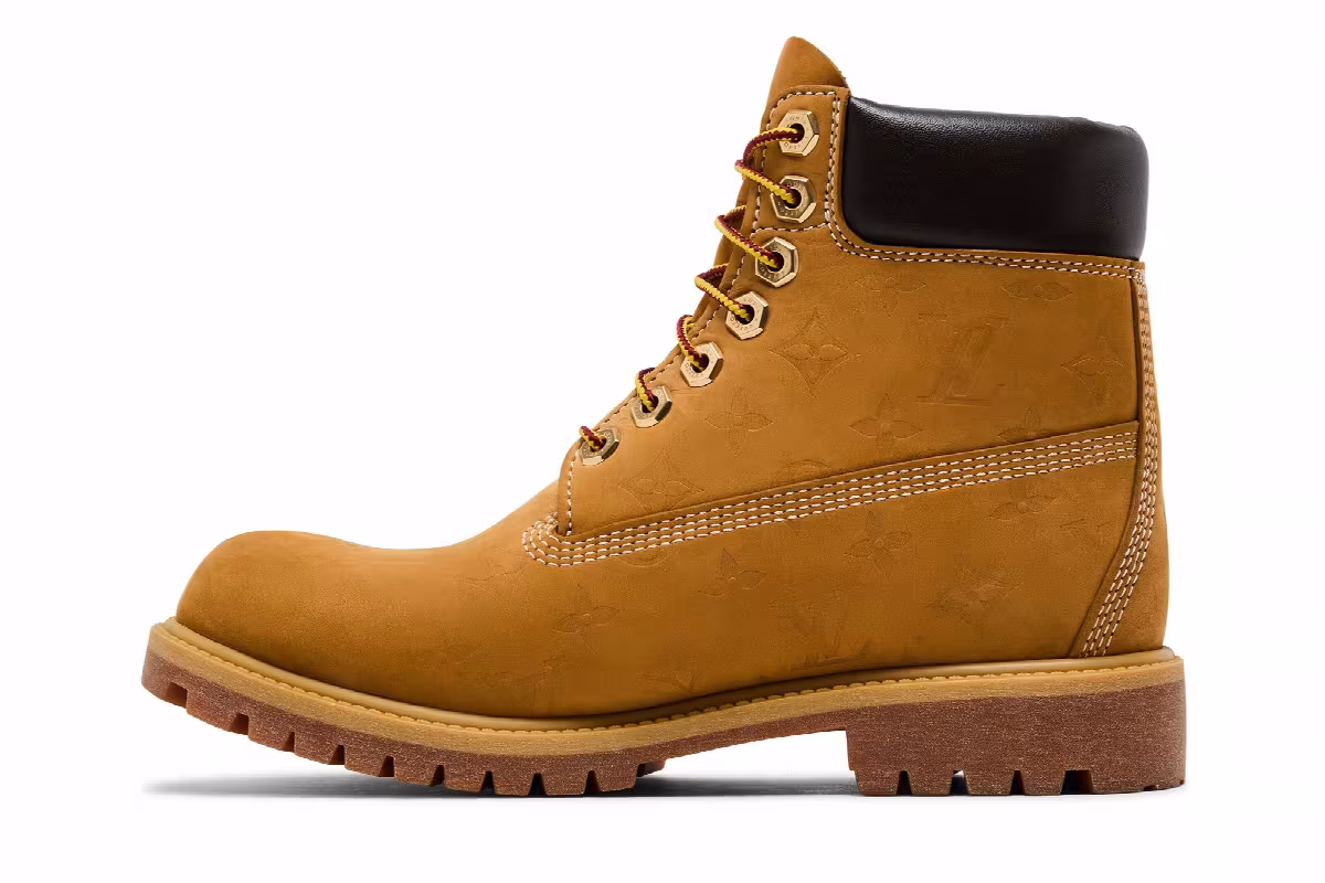Louis Vuitton x Timberland 6 Inch Ankle Boot Embossed Monogram - Wheat, view 4