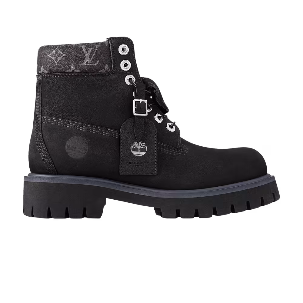 Louis Vuitton x Timberland 6 Inch Ankle Boot Black