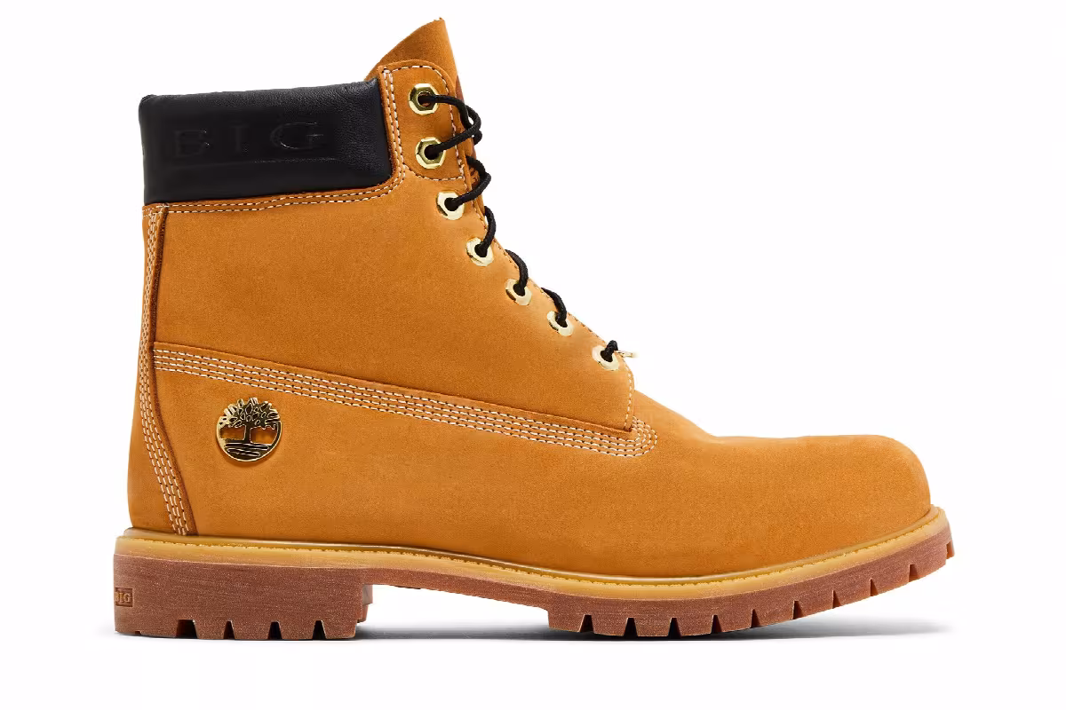 The Notorious B.I.G. x Timberland 6 Inch Premium Boot Christopher Wallace Collection - Black, view 2
