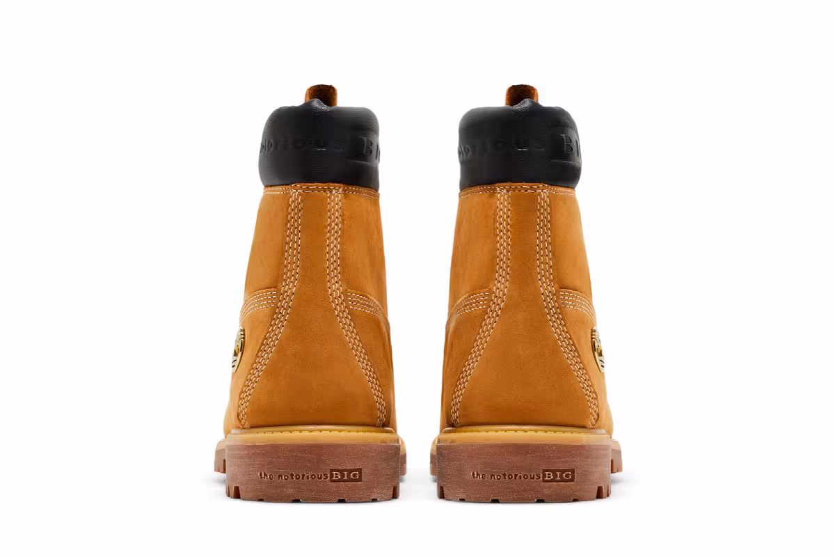 The Notorious B.I.G. x Timberland 6 Inch Premium Boot Christopher Wallace Collection - Black, view 7