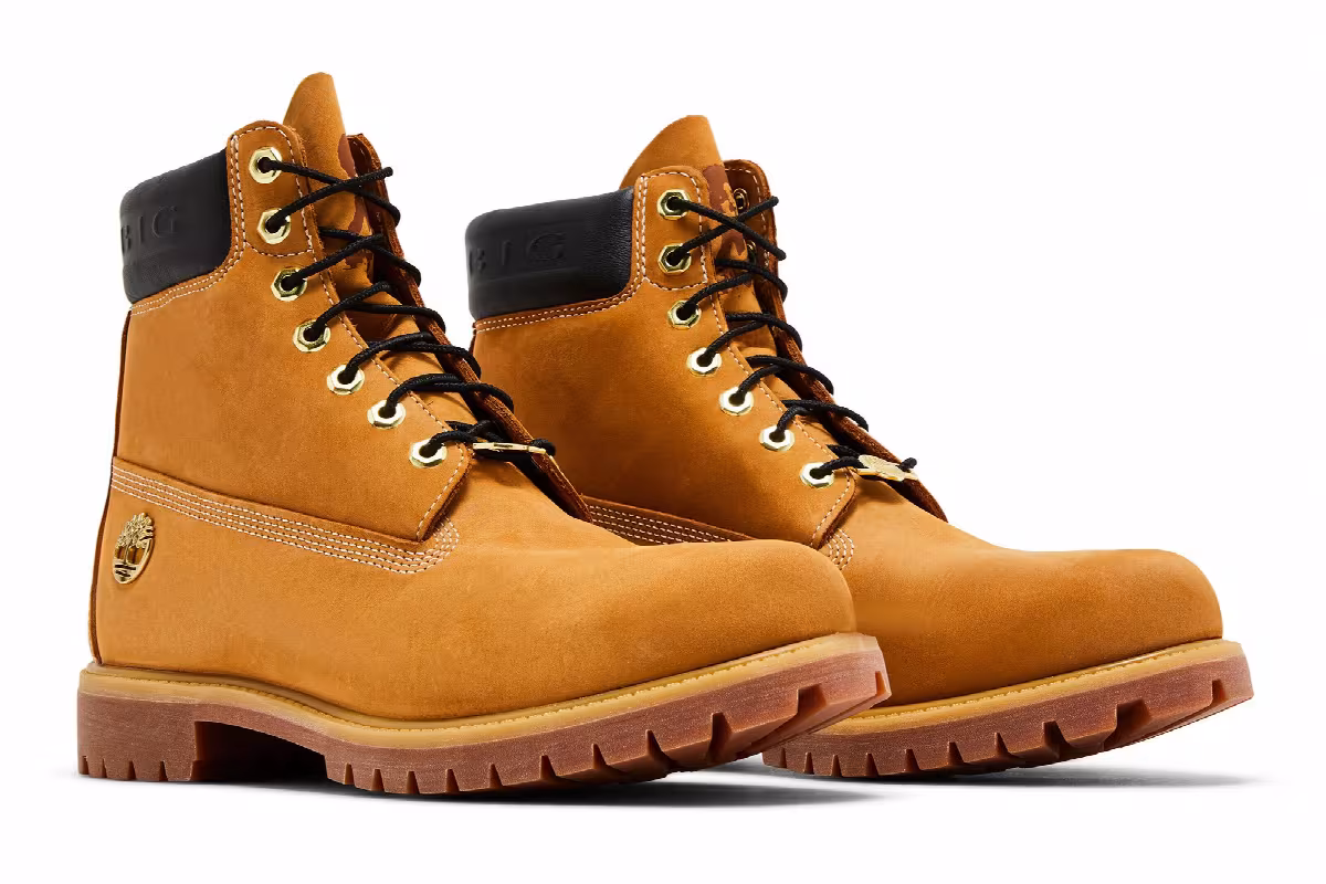 The Notorious B.I.G. x Timberland 6 Inch Premium Boot Christopher Wallace Collection - Black, view 9