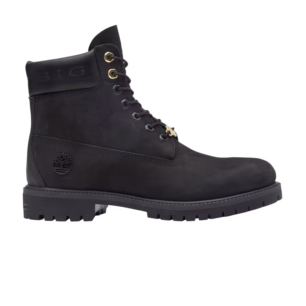 The Notorious B.I.G. x Timberland 6 Inch Premium Boot Christopher Wallace Collection - Black