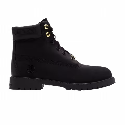 The Notorious B.I.G. x Timberland 6 Inch Premium Boot Youth 'Christopher Wallace Collection - Black'