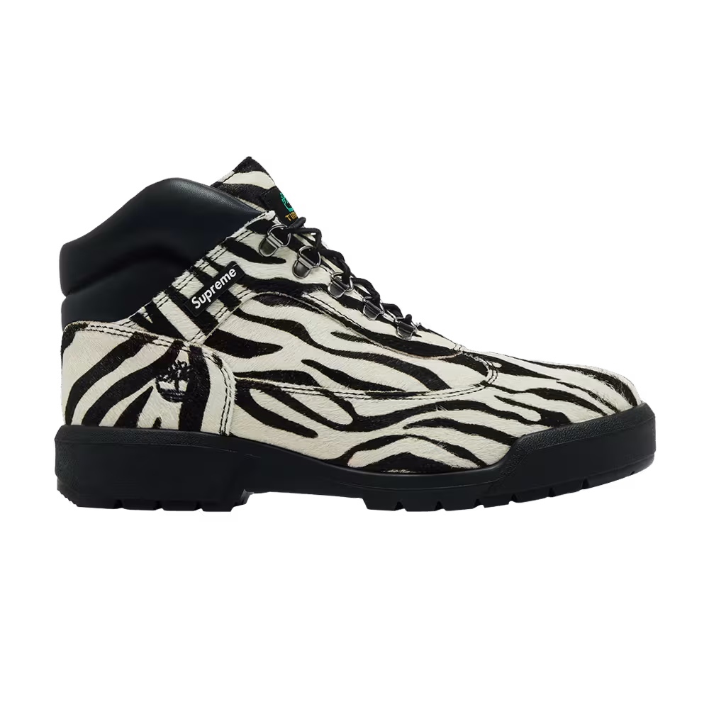 Supreme x Timberland Field Boot Zebra
