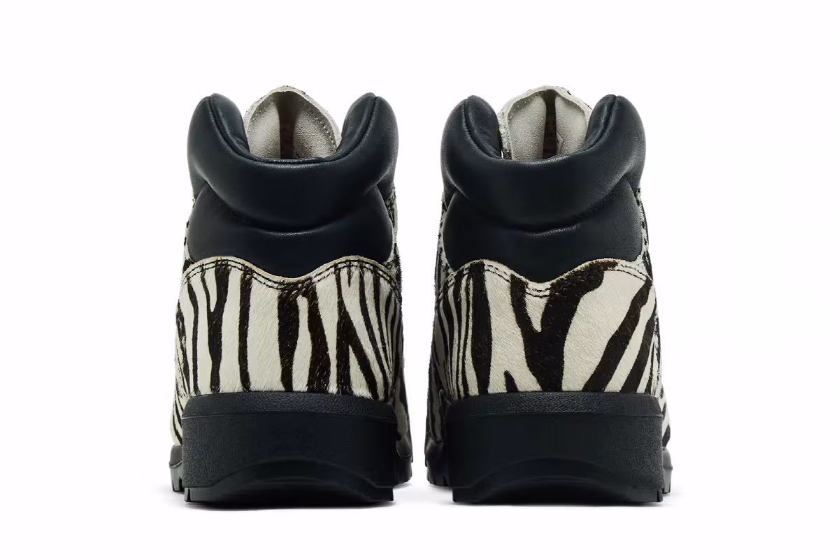 Supreme x Timberland Field Boot Zebra, view 7