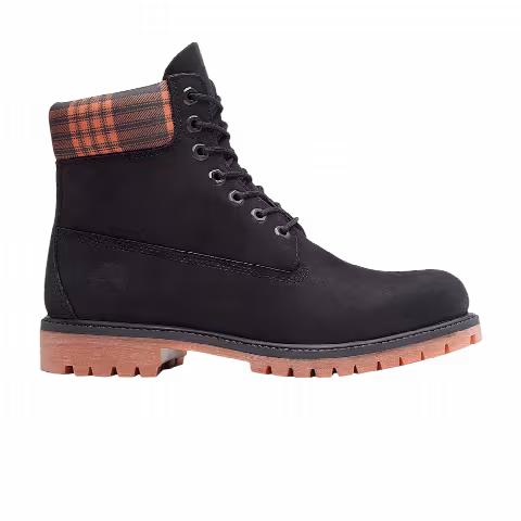 Timberland Heritage 6 Inch Waterproof Boot 'Plaid - Black Orange'