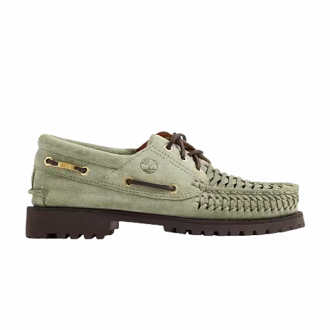 END. x Timberland 3-Eye Classic Lug Boat 'Light Green Suede'