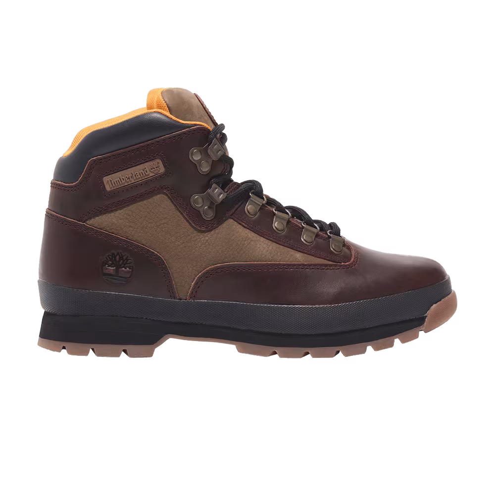 Timberland Euro Hiker Lace-Up Mid Boot Root Beer
