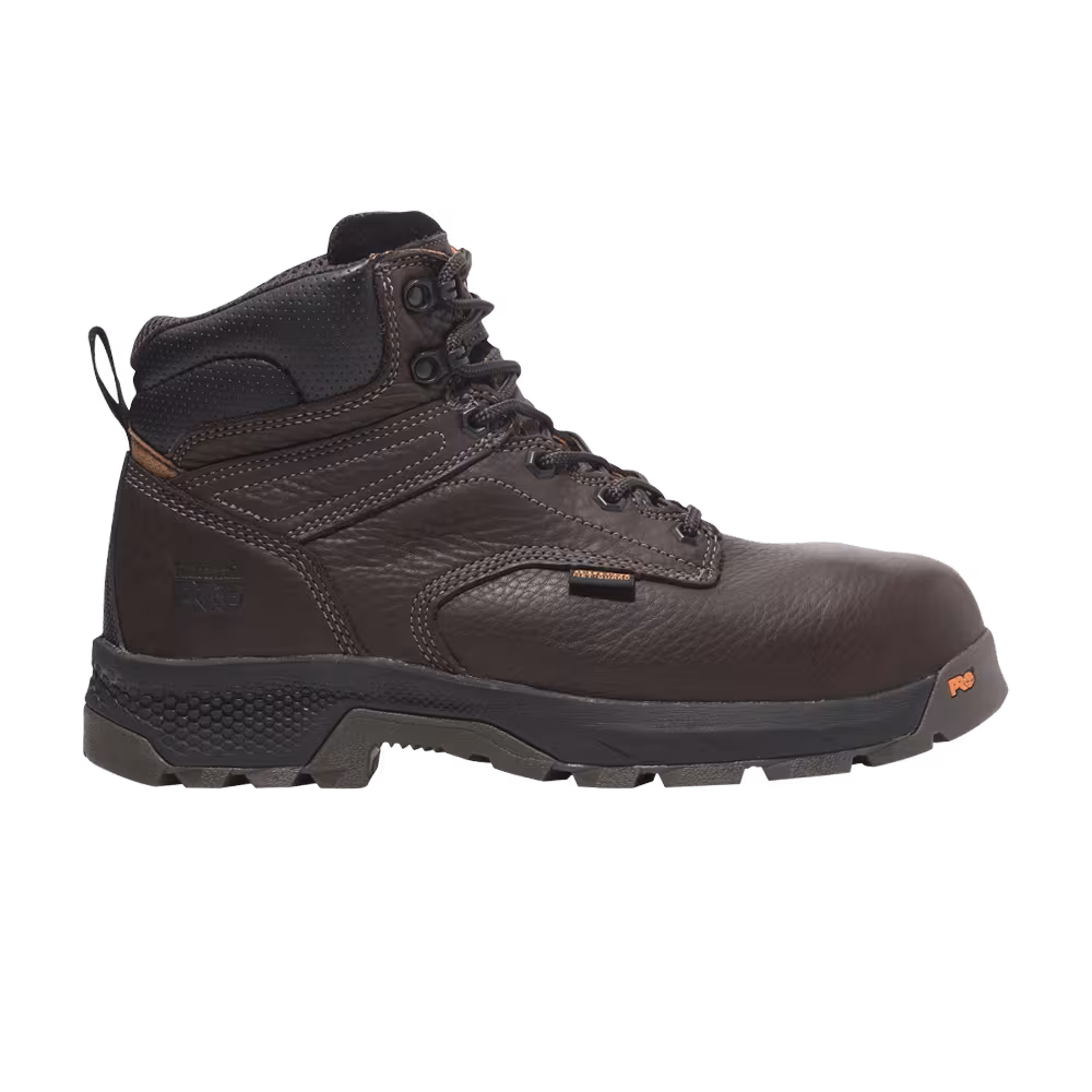 Timberland TiTAN EV 6 Inch Composite Toe Work Boot Dark Brown