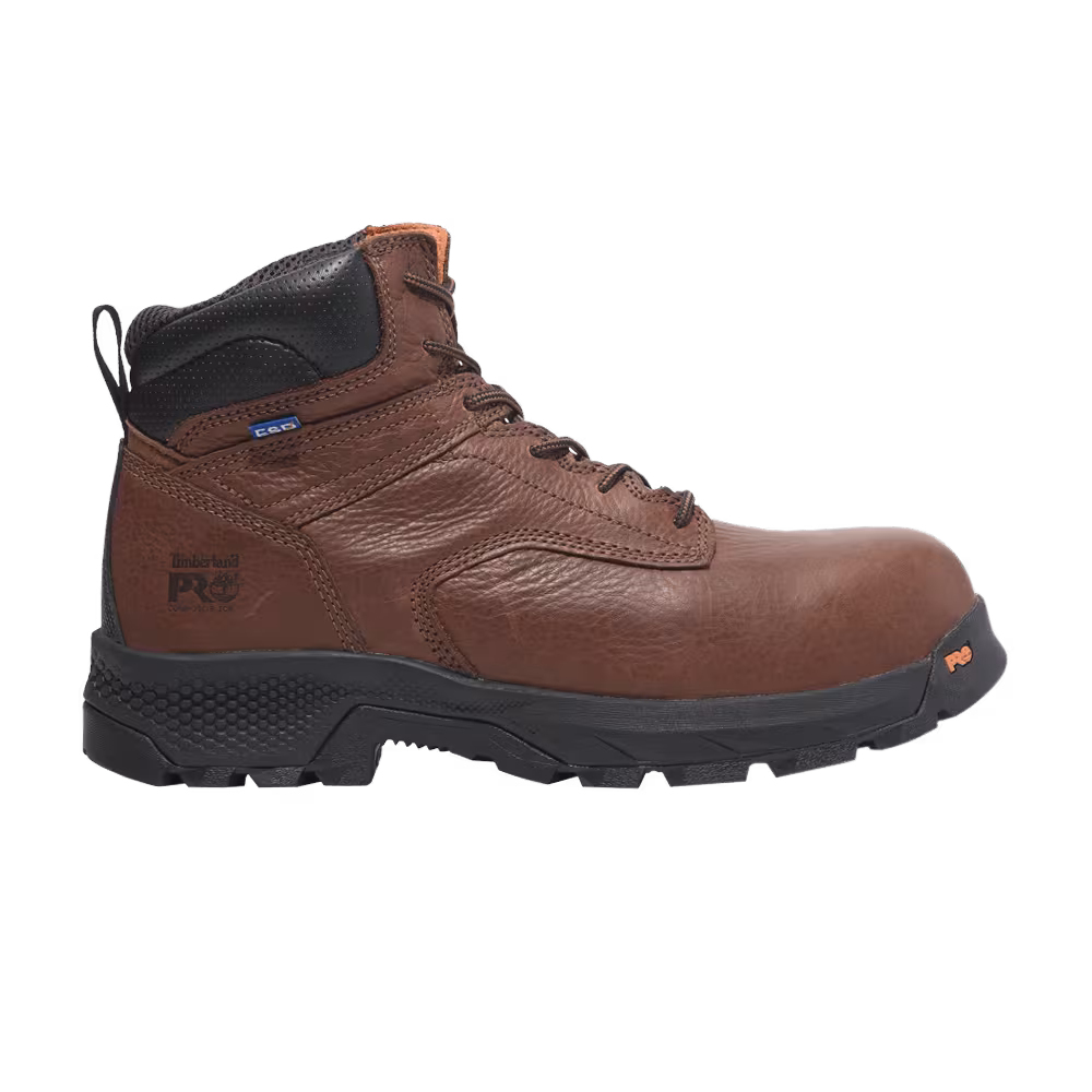 Timberland TiTAN EV 6 Inch Composite Toe Work Boot Brown