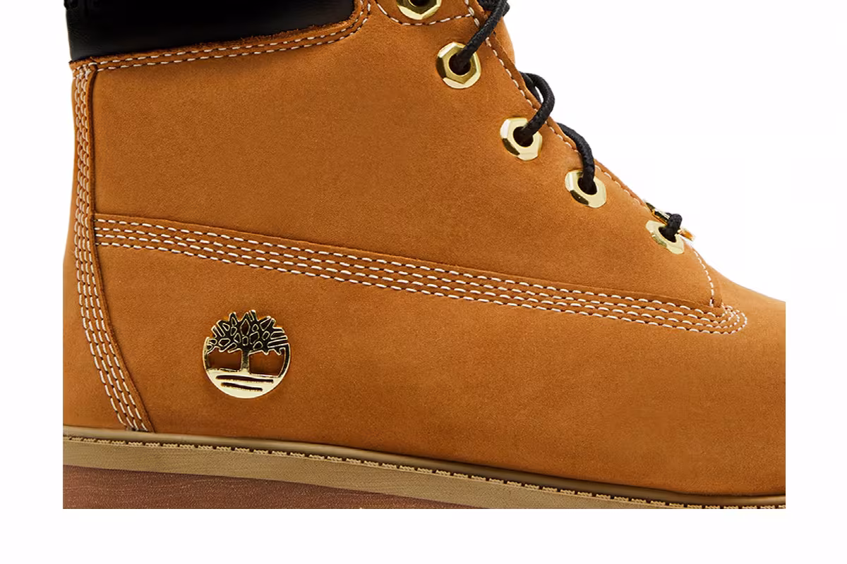 The Notorious B.I.G. x Timberland 6 Inch Premium Boot Youth Christopher Wallace Collection - Wheat, view 3