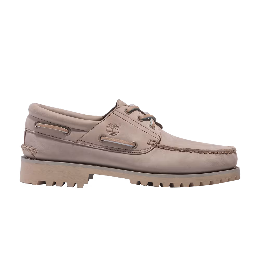 Timberland 3-Eye Lug Handsewn Boat Taupe