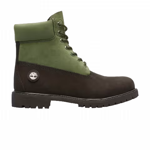 Timberland 6 Inch Lace Up Waterproof Boot 'Dark Green Black'