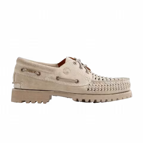 END. x Timberland 3-Eye Classic Lug Boat 'White Suede'