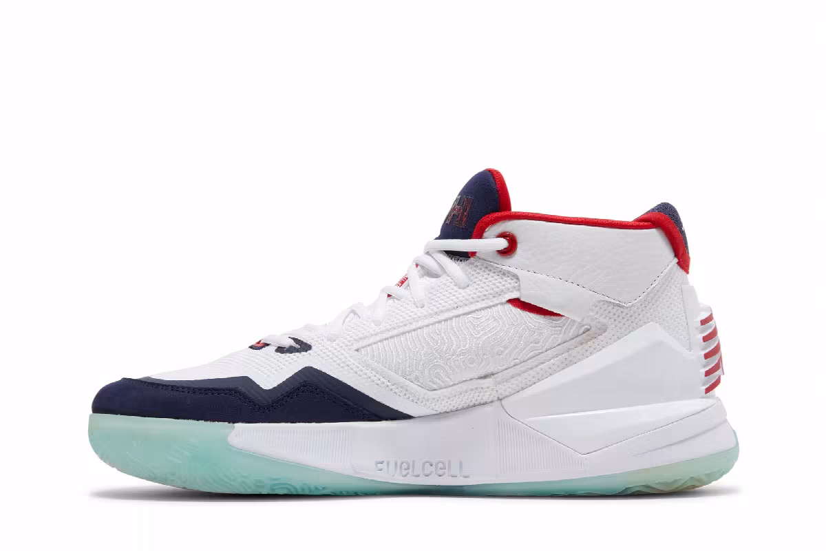 New Balance KAWHI White Team Navy, view 4