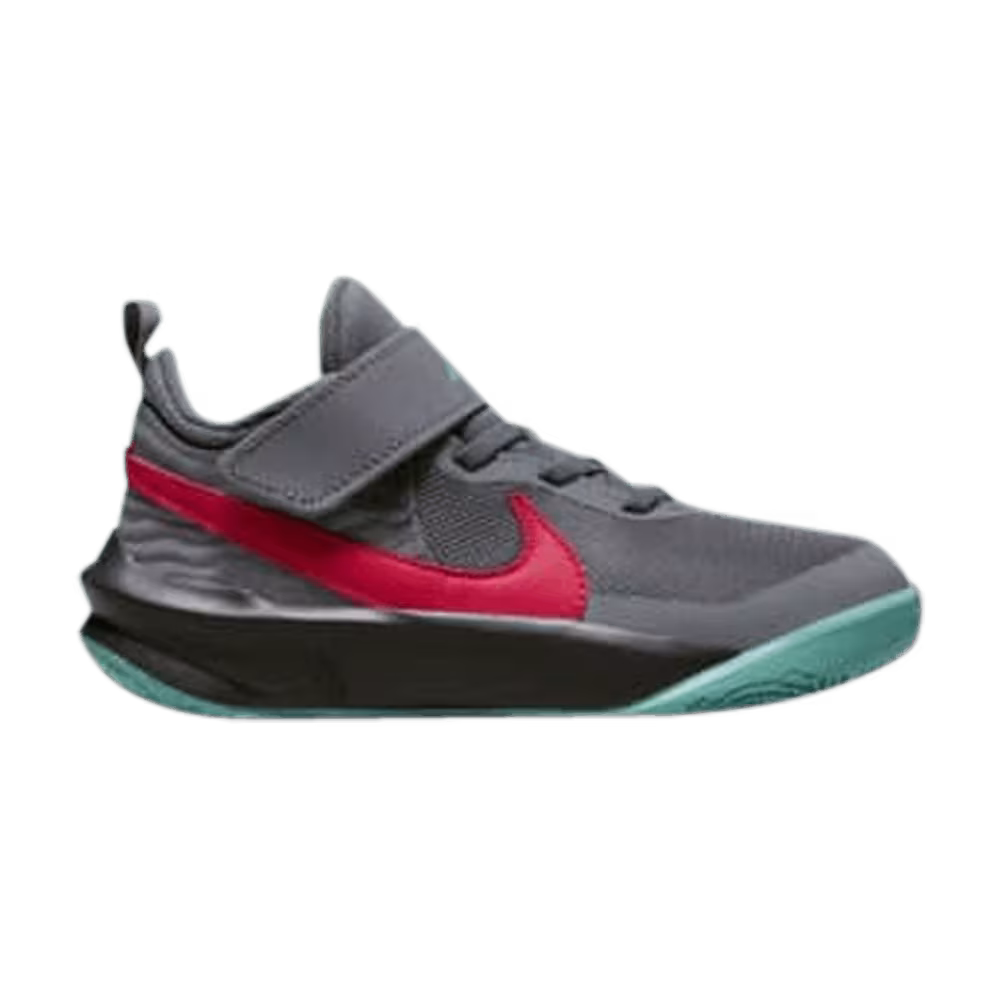 Nike Team Hustle D10 PS Grey Teal Siren Red