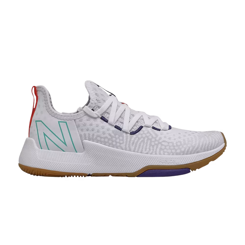 New Balance Women's FuelCell Trainer Wide White Virtual Violet