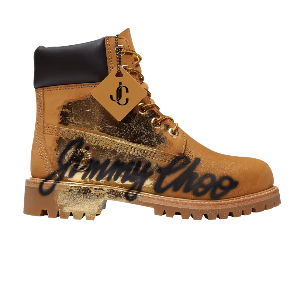 Jimmy Choo x Timberland Women's 6 Inch Premium Spray-Painted - Wheat